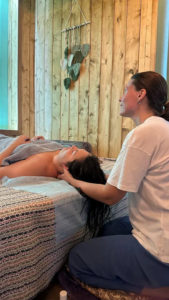 Женская спа-баня с массажем и индивидуальным парением